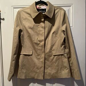 Weatherproof Cotton Blend Trench Coat